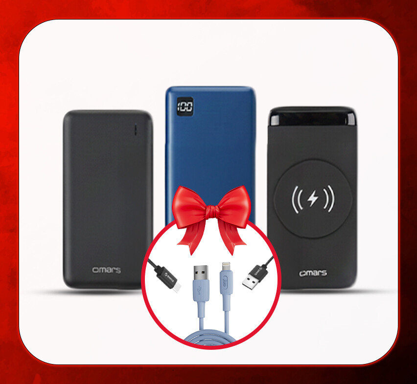 Seçili Powerbank Modellerinde Şarj Kablosu Hediye