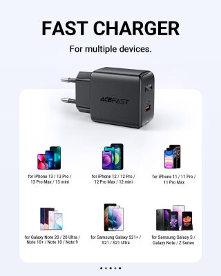Acefast A1 PD 3.0 20W Type-C Mini Hızlı Şarj Cihazı - 5