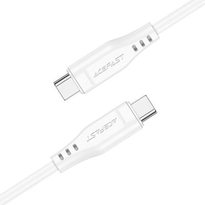 Acefast C3-03 PD Type-C to Type-C 60W 3A Hızlı Şarj ve Data Kablosu Beyaz - 4