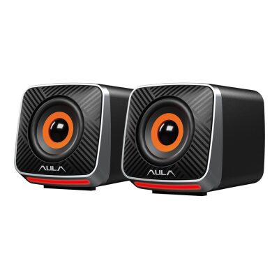 Aula A200 RGB Işıklı Masaüstü Gaming 3.5mm Jack Bilgisayar Pc Hoparlörü