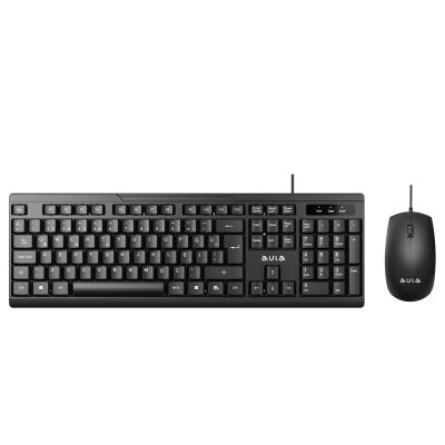 Aula AC101 Kablolu Türkçe Q Klavye ve 1200 DPI Optik Mouse Seti - 7