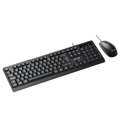 Aula AC101 Kablolu Türkçe Q Klavye ve 1200 DPI Optik Mouse Seti - 9
