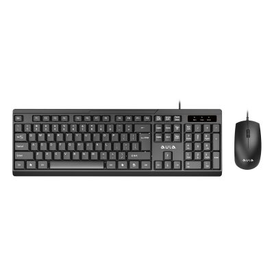 Aula AC101 Kablolu Türkçe Q Klavye ve 1200 DPI Optik Mouse Seti - 6