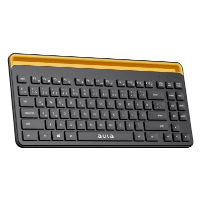 Aula AWK310 Bluetooth 5.1 Kablosuz Tablet Klavyesi iOS ve Android Uyumlu Standlı Türkçe Q Klavye - 2