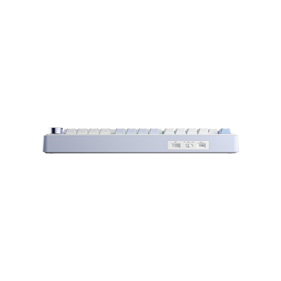 Aula F75 Mekanik RGB TKL Gray Switch Kablosuz Makrolu Hot Swap Klavye Buz Mavisi - 4