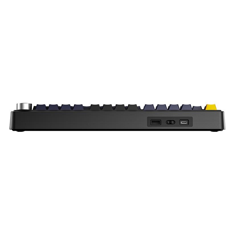 Aula F75 Mekanik RGB TKL Gray Switch Kablosuz Makrolu Hot Swap Klavye Siyah - 4