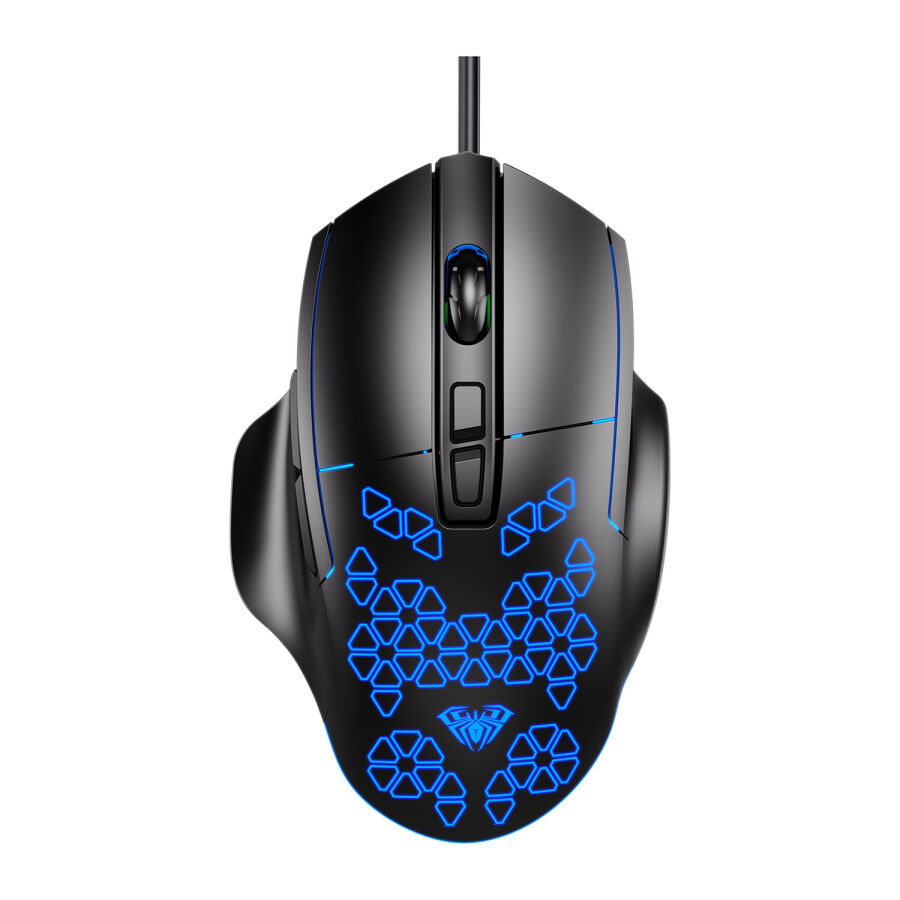 Aula F812 7200DPI RGB 7 Tuşlu Makro Optik Gaming Oyuncu Mouse - 1