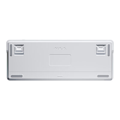 Aula F87 Mekanik RGB TKL SpaceCrystal Switch Kablosuz Makrolu Hot Swap Klavye Turuncu - 6