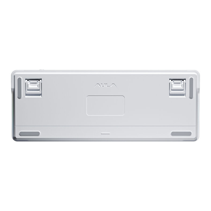 Aula F87 Mekanik RGB TKL SpaceCrystal Switch Kablosuz Makrolu Hot Swap Klavye Turuncu - 6