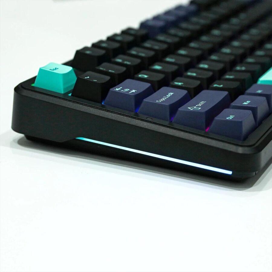 Aula F87 PRO Mekanik RGB TKL GrayWood V4 Switch Kablosuz Makrolu Hot Swap Klavye Siyah - 7
