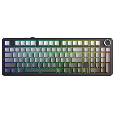 Aula F99 Pro 3 Modlu Mekanik Gaming Kablosuz Klavye RGB Hot Swap Nimbus V3 Switch Makrolu Oyuncu Klavyesi Gradyan Gri - 1