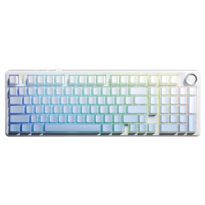 Aula F99 Pro 3 Modlu RGB Hot Swap Mekanik Nimbus V3 Switch Kablosuz Makrolu Gaming Klavye Gradyan Mavi 