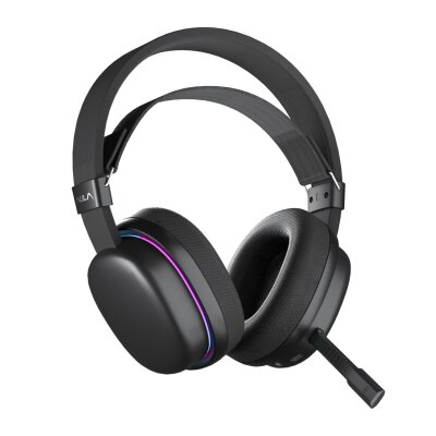 Aula G7 Tri Mode Kablosuz RGB Gaming 40mm Driver Gürültü Engelleyici Mikrofonlu E-Spor Oyuncu Kulaklığı Siyah - 8