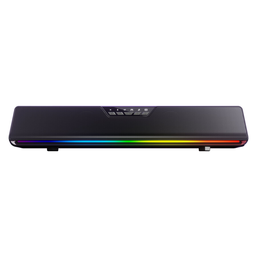 Aula GS6 PRO 10W RGB Bluetooth USB Kablolu Soundbar Hoparlör Player Özellikli Oyuncu Speaker Gaming Siyah - 9