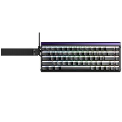 Aula Hero 68 HE Manyetik Klavye Rapid Trigger Jade King Switch 8000Hz RGB Neon TKL Hot Swap Oyuncu Klavyesi Siyah - 2