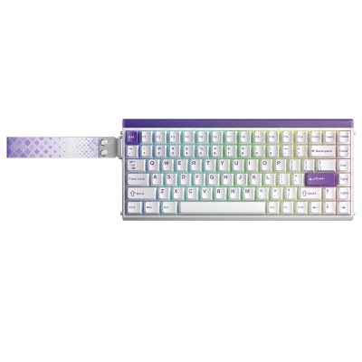 Aula Hero 84 He Manyetik Klavye Rapid Trigger Black King Switch 8000Hz RGB Neon TKL Hot Swap Oyuncu Klavyesi Beyaz - 2