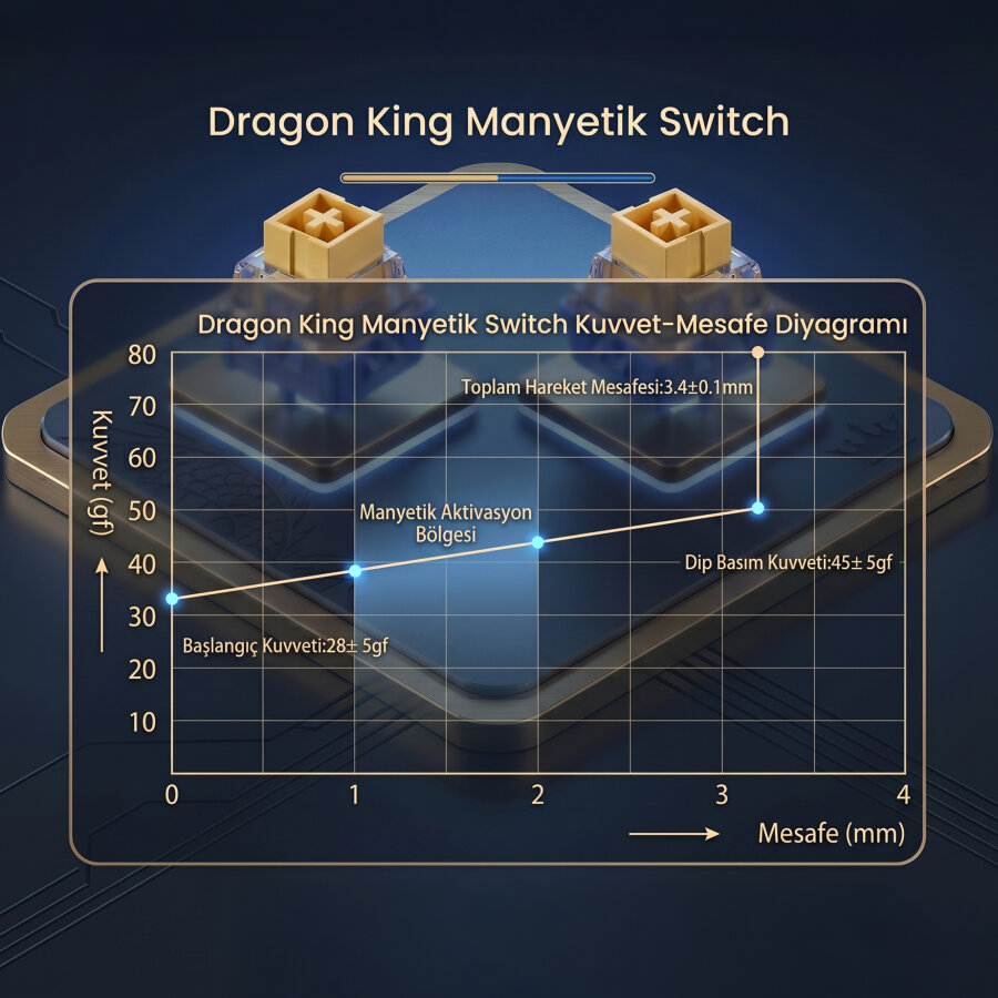 Aula Leobog Dragon King Manyetik Switch 20 Adet - 3