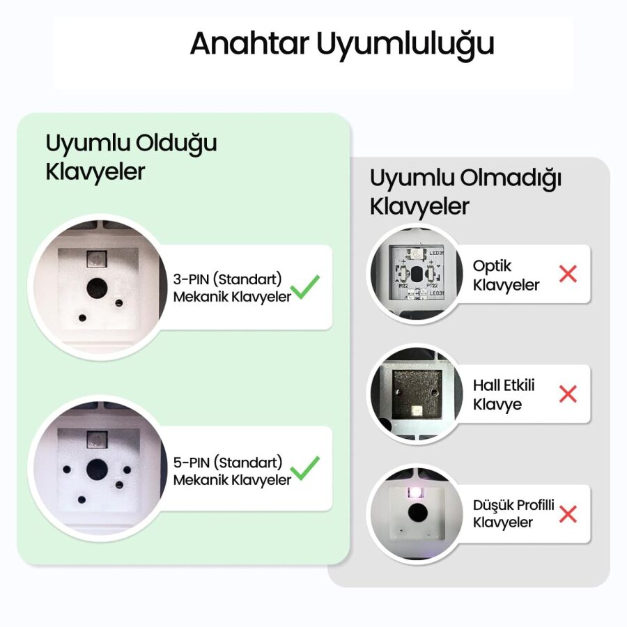 Aula Leobog GrayWood V4 Lineer Mekanik Switch 100 Adet - 6