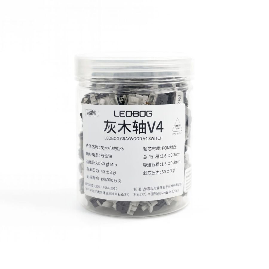 Aula Leobog GrayWood V4 Lineer Mekanik Switch 100 Adet - 7