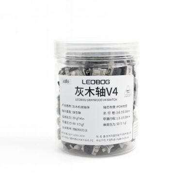 Aula Leobog GrayWood V4 Lineer Mekanik Switch 100 Adet - 7