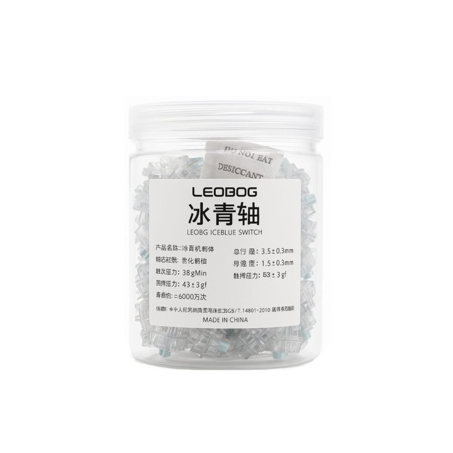 Aula Leobog Ice Blue Clicky Mekanik Switch 100 Adet - 8