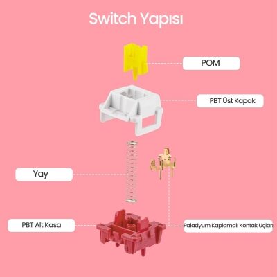 Aula Leobog Nimbus V3 Lineer Mekanik Switch 80 Adet - 4