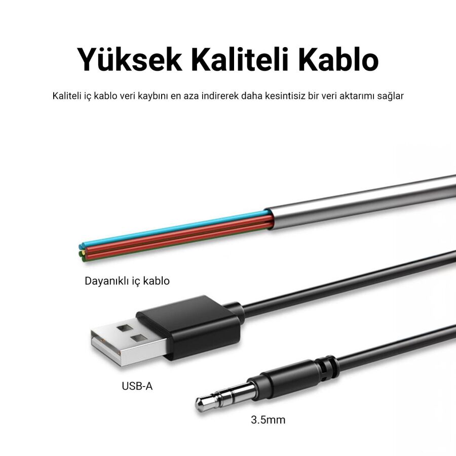 Aula N-108 1+1 USB/Aux Stereo 2.0 RGB Masaüstü Gaming Oyuncu Hoparlör Speaker Ses Sistemi - 4