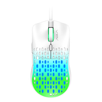 Aula S11 Pro 3600DPI RGB Optik Gaming Mouse Yeşil 