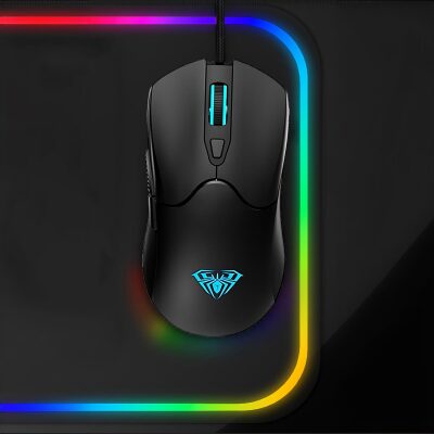 Aula S13 3600 DPI RGB Optik Oyuncu Gaming Mouse - 7