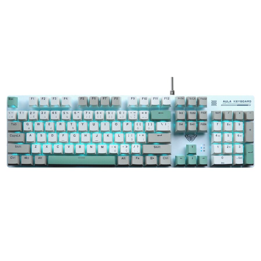 Aula S500 Brown Switch RGB Makrolu Kablolu Gaming Mekanik Oyuncu Klavyesi - 1