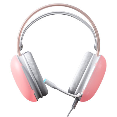 Aula S505 RGB USB Gaming Mikrofonlu Oyuncu Kulaklığı Pembe - 2