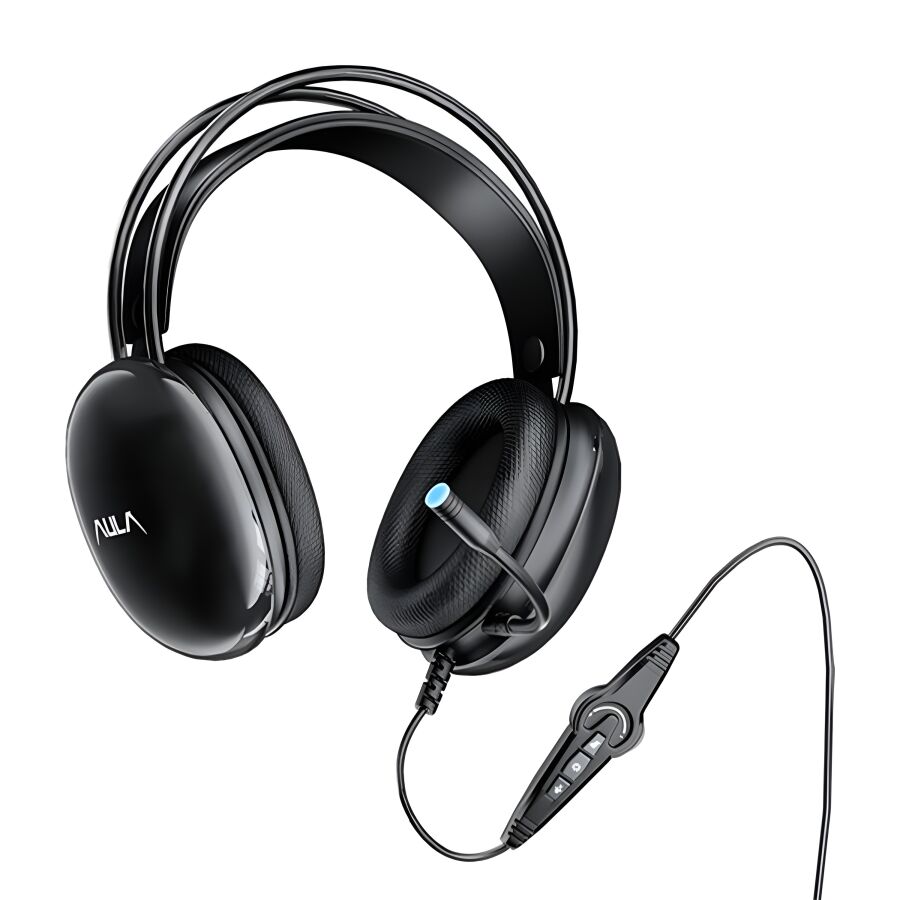Aula S505 RGB USB Gaming Mikrofonlu Oyuncu Kulaklığı Siyah - 2