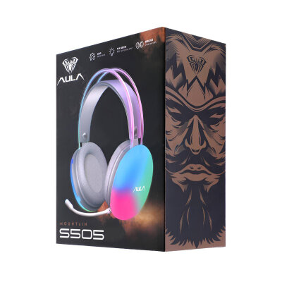 Aula S505 RGB USB Gaming Mikrofonlu Oyuncu Kulaklığı Yeşil - 8