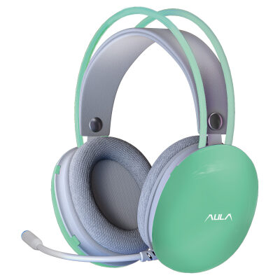 Aula S505 RGB USB Gaming Mikrofonlu Oyuncu Kulaklığı Yeşil