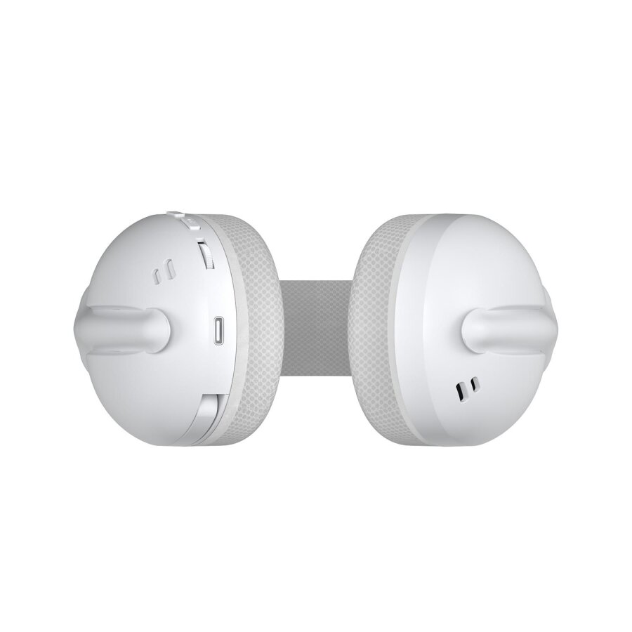 Aula S6 Ultra Hafif Kablosuz Bluetooth Type-C Mikrofonlu Gaming Oyuncu Kulaklığı Beyaz - 5