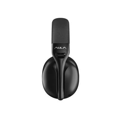 Aula S6 Ultra Hafif Kablosuz Bluetooth Type-C Mikrofonlu Gaming Oyuncu Kulaklığı Siyah - 3