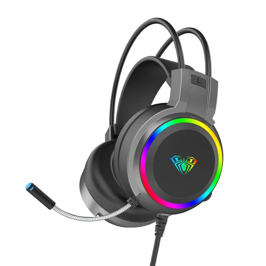 Aula S608 Rainbow 3.5mm + USB-A Gaming Oyuncu Kulaküstü Kulaklık - 2