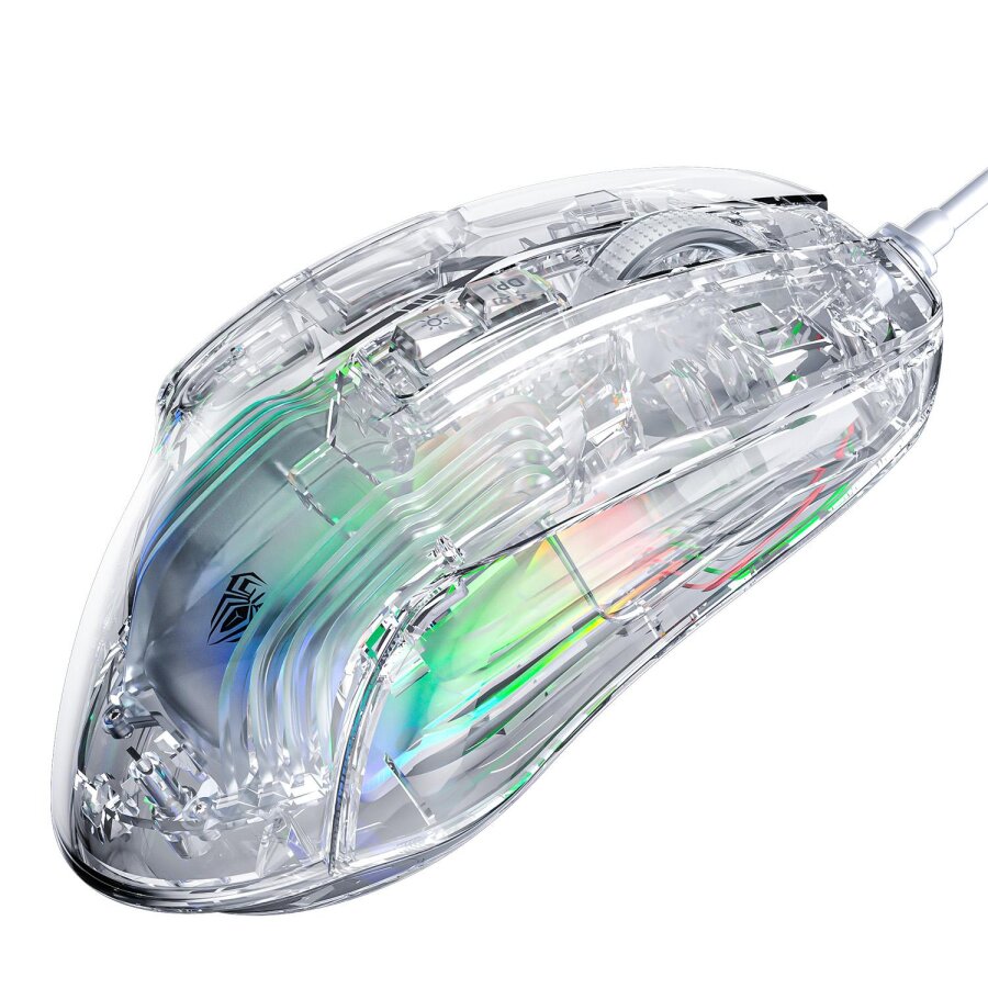 Aula S80 7200DPI 7 Tuşlu RGB Şeffaf Optik Oyuncu Gaming Mouse - 2
