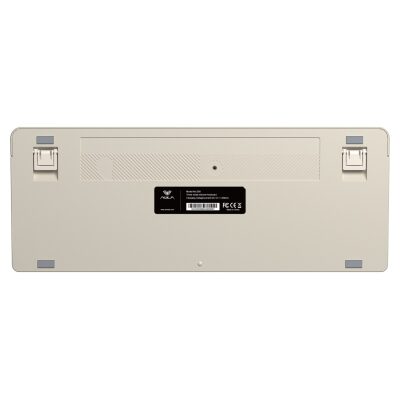 Aula S99 Retro RGB Gaming 3 Modlu Bluetooth/2.4GHz/USB-C Kablosuz Makrolu Türkçe Q Klavye Turuncu - 7