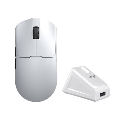 Aula SC380 Pro PAW3311 Sensör 12000 DPI 1000Hz Kablolu ve Kablosuz Gaming Oyuncu Mouse Beyaz - 2