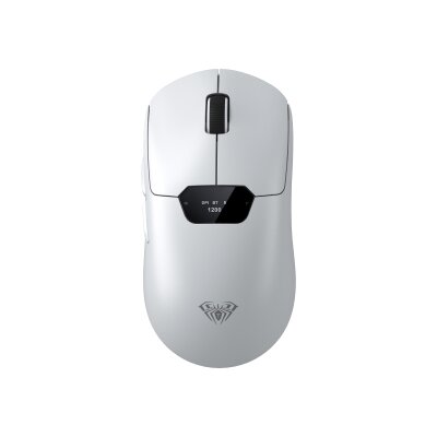Aula SC390 Akıllı Ekranlı PAW3311 Sensör 20000 DPI 1000Hz Kablosuz ve Kablolu Gaming Oyuncu Mouse 2.4GHz Beyaz