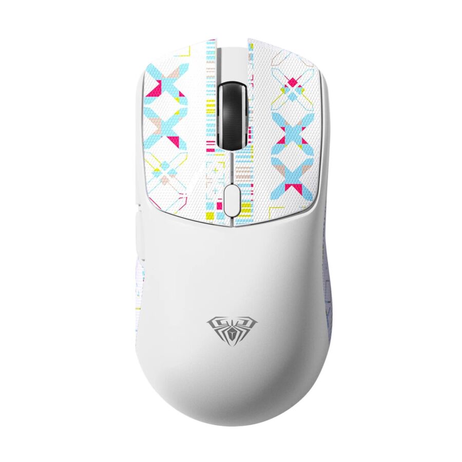 Aula SC580X LightWeight PAW3395 Sensör 10000 DPI 1000Hz Kablolu ve Kablosuz Gaming Oyuncu Mouse Beyaz - 2