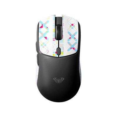Aula SC580X LightWeight PAW3311 Sensör 10000 DPI 1000Hz Kablolu ve Kablosuz Gaming Oyuncu Mouse Siyah - 2