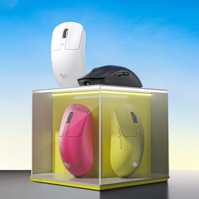 Aula SC680 26000 DPI 7 Tuşlu Kablosuz Optik Gaming Oyuncu Mouse Sarı - 7
