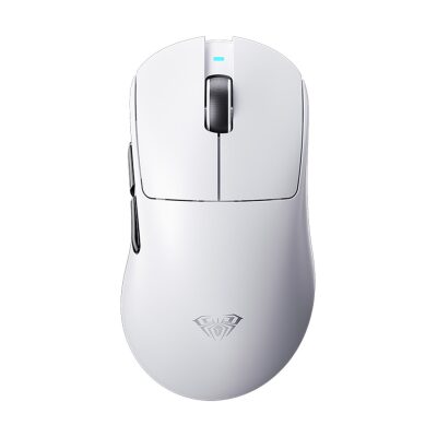 Aula SC900 Pro PAW3395 Sensör 26000 DPI 8000Hz Kablolu ve Kablosuz Gaming Oyuncu Mouse Beyaz