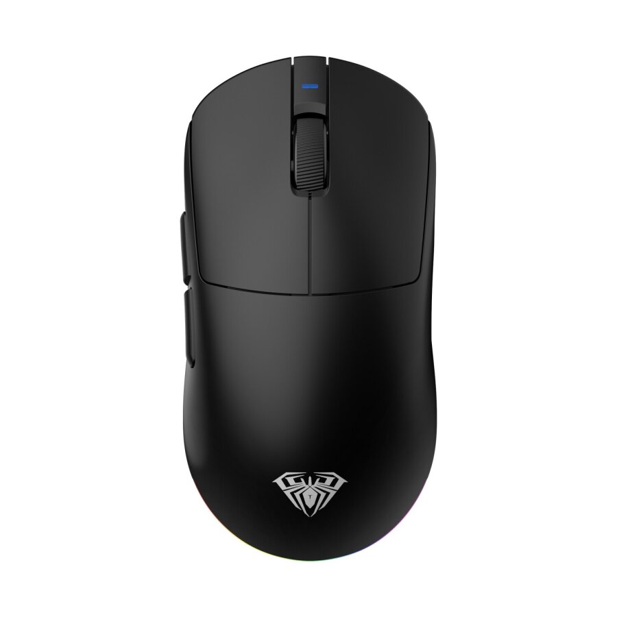 Aula V9 Pro 26000 DPI PAW3395 8000Hz Tri-Mode Kablosuz RGB Omron Switch Lightweight E-Spor Gaming Oyuncu Mouse Siyah - 1