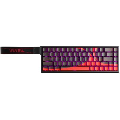 Aula Win68 He Max Manyetik Klavye Rapid Trigger Wing Chun Switch 8000Hz RGB TKL Hot Swap Oyuncu Klavyesi Kırmızı - 3