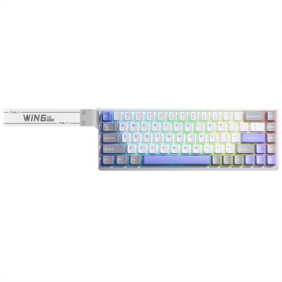 Aula Win68 He Max Manyetik Klavye Rapid Trigger Wing Chun Switch 8000Hz RGB TKL Hot Swap Oyuncu Klavyesi Mavi - 4