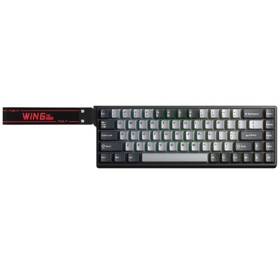 Aula Win68 He Pro Manyetik Klavye Rapid Trigger Xingyi Switch 8000Hz RGB TKL Hot Swap Oyuncu Klavyesi Gri - 4