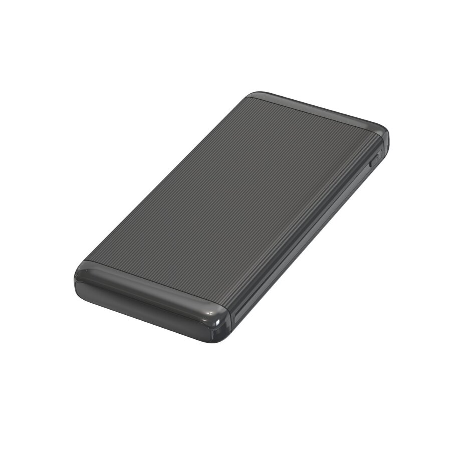 Bix 10000mAh 20W PD Type-C ve USB-A SCP 22.5W QC 3.0 18W Çift Çıkışlı Led Ekranlı PowerBank Siyah - 3